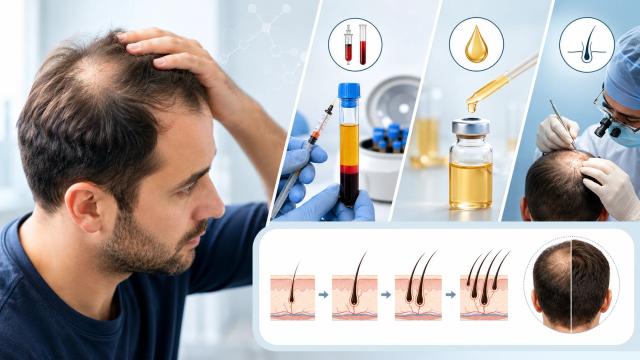 Best Hair Loss Treatments for DHT Hair Loss: PRP, GFC and Hair Transplant